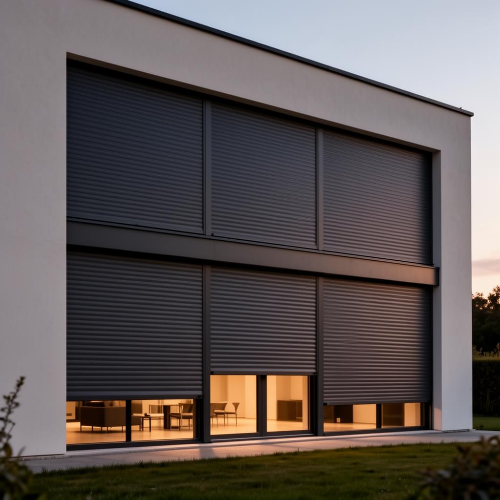 External roller shutters